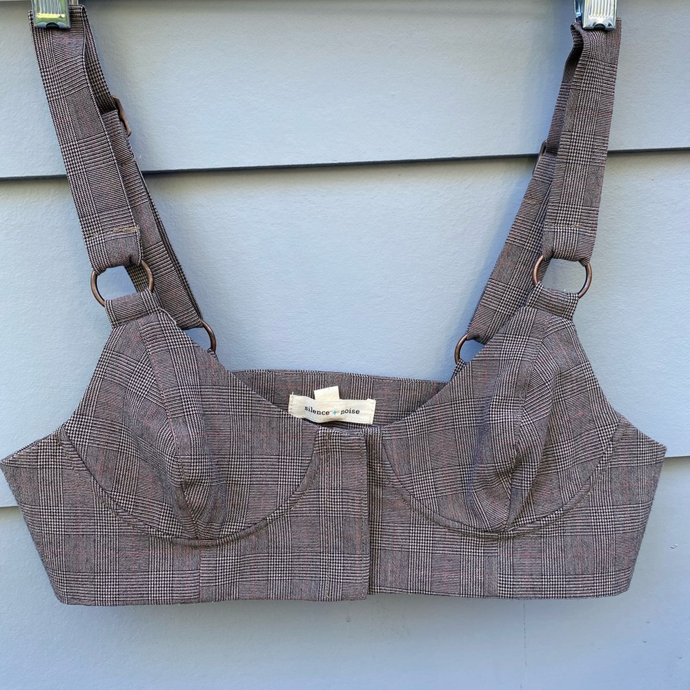 Urban outfitters brown bustier top